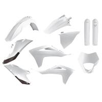 Polisport Enduro Kit (Inc HL/M) - Gas Gas EC/ECF - White 21-23