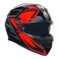 AGV K3 Road Helmet - Compound Black/Red