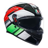 AGV K3 Road Helmet - Wing Black/Italy