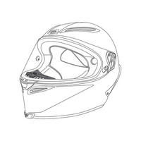 AGV Pista GP R / Corsa R Breath Deflector