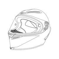 AGV Corsa R Breath Deflector