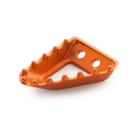 Footbrake lever step plate