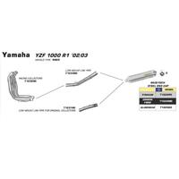 Arrow 4:2 Racing Header for Yam YZF-R1 ('02-03) in SS 