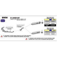 ARROW 71293MI [RAS]: LINK PIPE SST RE #71689 - BMW R1200GS 04>05