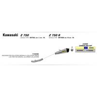 ARROW 71368MI [RAS]: LINK PIPE Stainless steel RE 71723 R-T - KA Z750 07>12