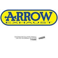 Arrow Link Pipe for Suz GSX-R 600 & 750 ('11-20) in SS