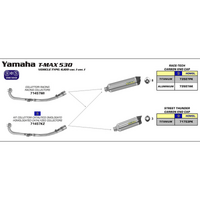 ARROW Collector 71457MI [RAS]: Stainless 2:1 Non-Cat - YA T-MAX 530 12>16