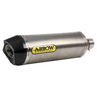 Arrow Race-Tech Muffler for Kaw ZX-6R, 636R in Titanium w/CF Cap
