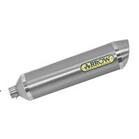 Arrow Thunder Muffler for Kaw Ninja 250R ('08-12) in Alum. Silver