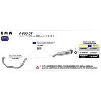 Arrow Maxi Race-Tech Muffler for BMW F800GT ('12-14) in Alum. Dark w/CF Cap