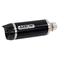 ARROW 71812AKN Silencer - THUNDER Aluminium Dark with Carbon End Cap - YAMAHA MT-09