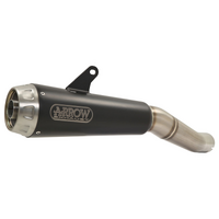 ARROW 71874PRN Silencer - PRO-RACE Nichrom Dark with Steel End Cap - KAWASAKI Ninja 400 & Z 400