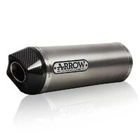 Arrow Race-Tech Muffler for KTM Duke 790 ('18) in Titanium w/CF Cap