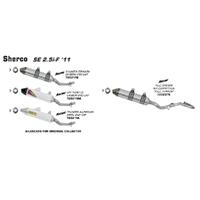 Arrow Full-System (Ti. w/ Thr. Ti. Muf)for Sherco SE 2.5i-F ('11-)