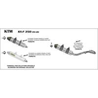 Arrow MX Comp. Full-System (Ti. w/ Ti. Muf)- KTM SX-F 350 ('11-12)