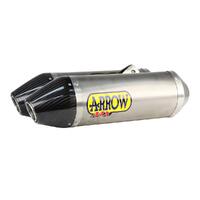 Arrow Thunder Comp. Muffler Set for Hon CRF450R ('13-15) in Titanium w/CF Cap