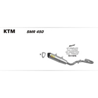 Arrow KTM SMR450 12 Titanium MX Competition Full-System Carbon Cap Exhaust