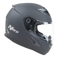 Nitro N2300 Uno Youth Road Helmet - Satin Black [Size: L]