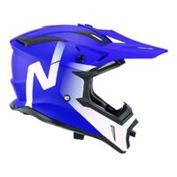 Nitro MX760 Helmet - Satin Blue/White