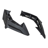 Nitro MX710 Rear Vent Gloss Black - Set of 2