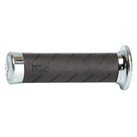 Progrip Black/Chrome Dual Density (24-28mm) 862 Cruiser Grips