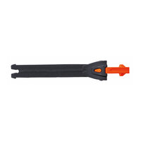 TCX SP Toothed Band Alum. Pull - Black/Orange Fluro [M 15.0cm]