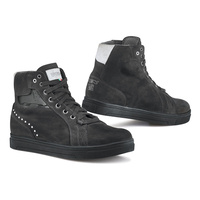 TCX Street Dark Lady Waterproof Commuting Sneaker, Matt Full Grain Leather w/ Studs Black