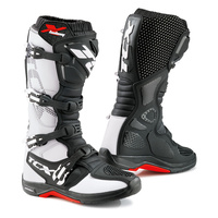 TCX X-Helium Michelin MX/Enduro Mid Level Racing Boot, Microfibre/Polyurethane White