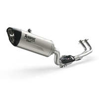 Akrapovic Titanium Full Exhaust System - Silver (for TMAX)