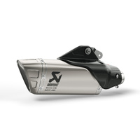 Akrapovic Titanium Slip-on Muffler- Silver (for MT-10/SP)