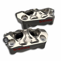 Ducati Genuine Panigale/Streetfighter Coloured Front Brake Callipers - Titanium Grey
