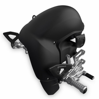 Ducati Genuine Panigale Adjustable Sport Rider Footpegs - Anodized