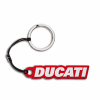 Ducati Logo Rubber Keyring