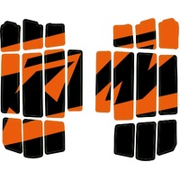 Radiator protection grille sticker kit