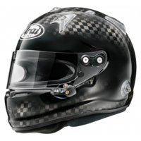 Arai GP-7 SRC ABP Carbon Black With M6 Hans Helmet