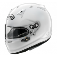 Arai GP-7 FRP White With M6 Hans Helmet