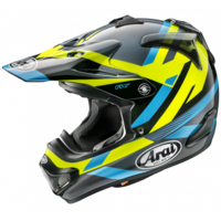 Arai VX-Pro 4 Machine Blue/Yellow Helmet