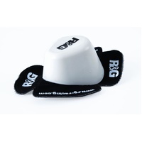 Aero Knee Sliders pair, opaque/white (thicker than standard)