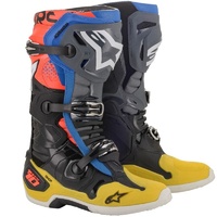 Alpinestars Tech 10 (My19)Black Yellow Blue Fluro Red /12