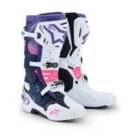 White/Violet/Navy/Fluro-Pink