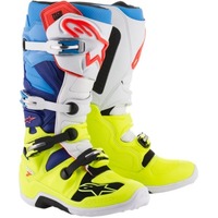 Alpinestars Tech 7 2014 Boots - Fluro Yellow/White/Blue