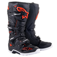 Black/Fluro-Red