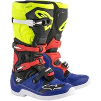 Alpinestars Tech 5 2015 Boots - Black/Blue/Fluro Yellow/Red
