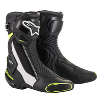 Black/White/Fluro Yellow