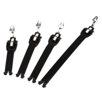 Strap Set Tech 7 5 3 Black (My14) | Fits Tech 7 5 3 1 With Aluminium Bridge X4