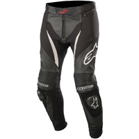 Alpinestars SPX Perforated Black/White Sports Riding Leather Road Pants