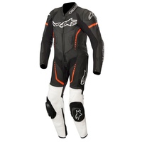 Alpinestars GP Plus Youth Black/White/Fluro Red Leather Racing Suit