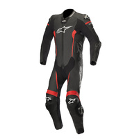 Alpinestars Missile Black/Red Leather Racing Suit