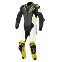 Alpinestars Atem V3 Black/White/Fluro Yellow Leather Racing Suit
