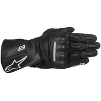 SP-8 V2 Leather Gloves | Black/Grey [Size: 58]